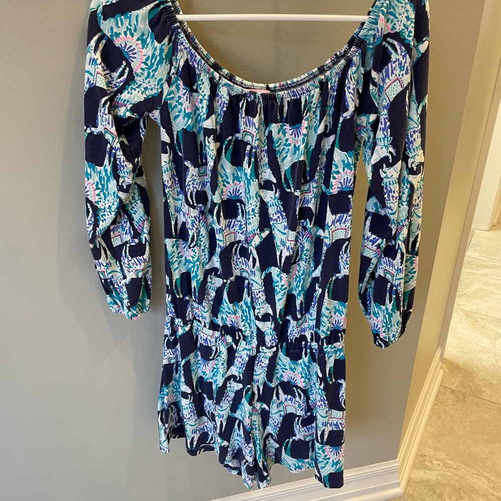 Lilly Pulitzer off the Shoulder Romper